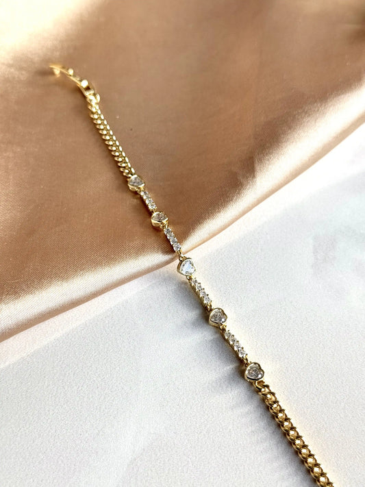 Kalpli Su Yolu Bileklik 14 Ayar Serisi