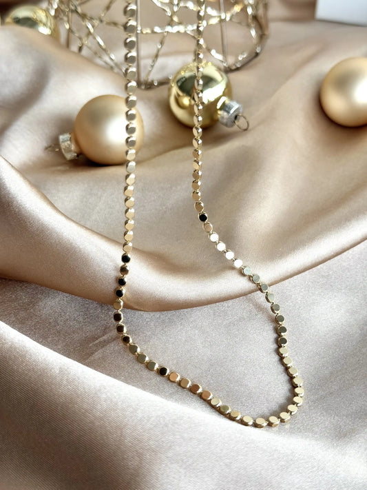 Pul Zincir Kolye 14 Ayar Serisi