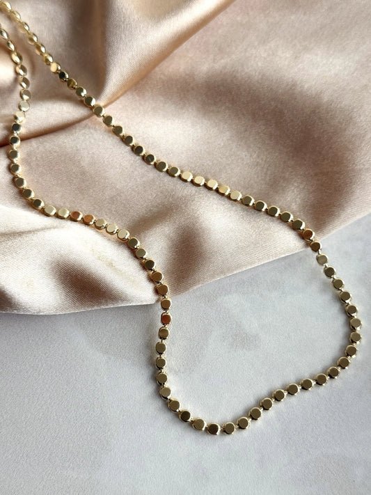 Pul Zincir Kolye 14 Ayar Serisi