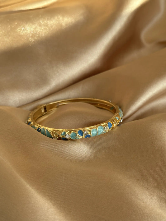 Taşlı Mineli Kelepçe/Bilezik