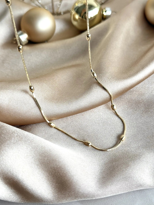 Top Zincir Kolye 14 Ayar Serisi