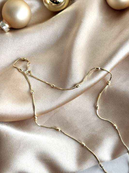 Top Zincir Kolye 14 Ayar Serisi