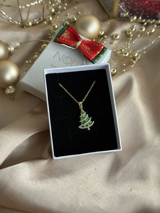 Yeşil Yılbaşı Ağacı Kolye